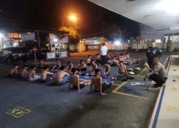 Polres Asahan Mengamankan 32 Orang Geng Motor