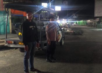 Cegah Balap Liar, Polsek Tanjungbalai Utara Sisir Wilayahnya