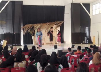 Polres Tanjungbalai Melaksanakan Pengamanan di Lokasi Pentas Seni Lorong Teater Company