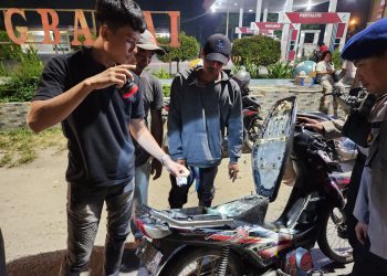 Kendaraan Yang Masuk dan Keluar Kota Tanjungbalai di Razia