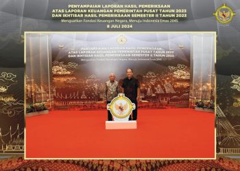 Bupati Asahan Hadiri Penyampaian LHP LKPP dan IHPS II Tahun 2023