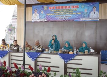 Bupati Asahan Buka Rakornis TP. PKK di Kecamatan Air Batu