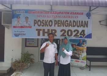 Buka Posko Pengaduan, Kadisnaker Asahan: Pemberian THR Wajib Dilakukan Pengusaha kepada Pekerja