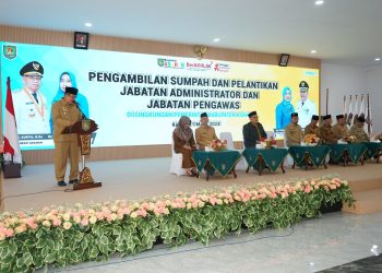 Wakil Bupati Lantik 10 Pejabat Pemkab Asahan
