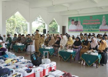 Bupati Asahan Sambut Pemulangan Jamaah Haji Kabupaten Asahan Kloter 01