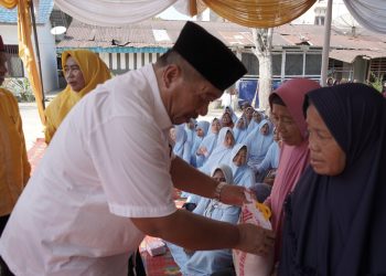 Wakil Bupati Asahan Ikuti Pengajian Akbar di Desa Sei Kamah Baru