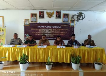 PPK Meranti Gelar Rapat Pleno Terbuka Rekapitulasi DPHP