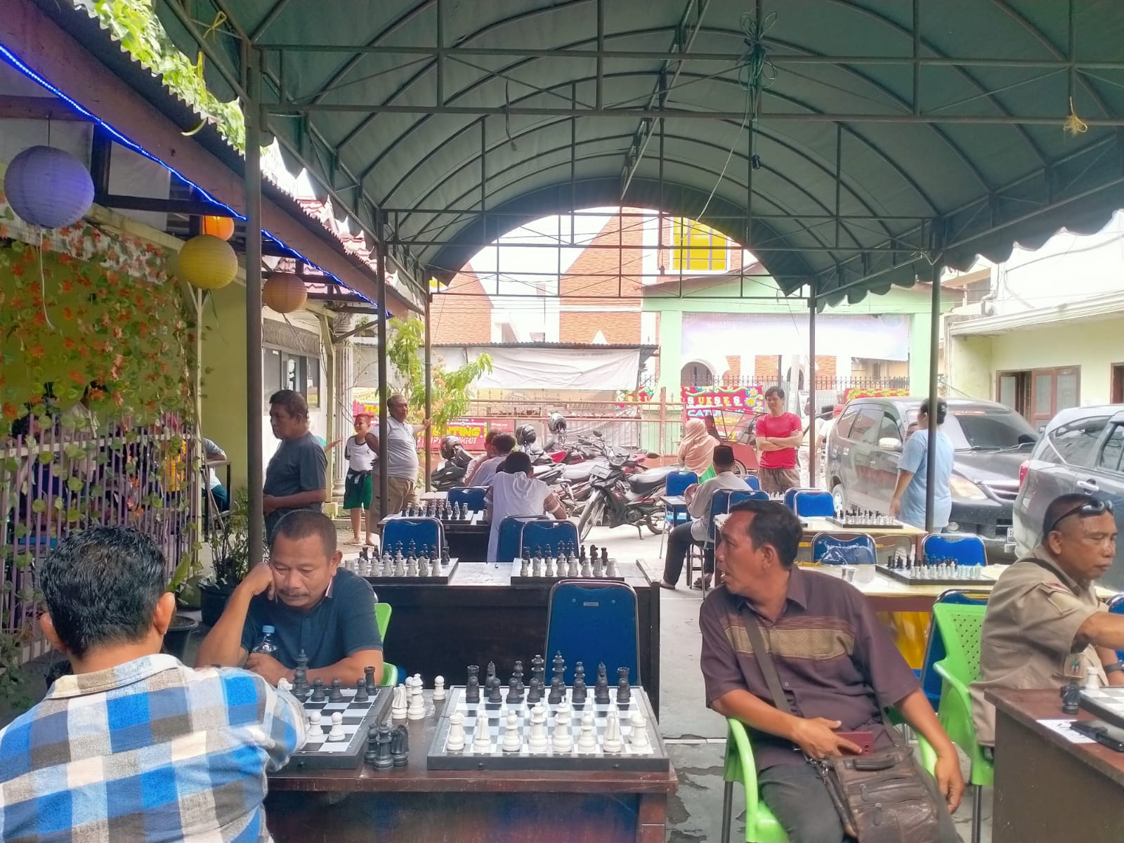 Sambut HUT ke 79 RI, IWO Tebing Tinggi Gelar Turnamen Catur