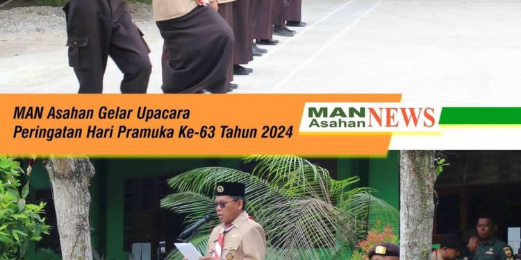 MAN 1 Asahan Laksanakan Upacara Peringatan HUT ke 63 Pramuka
