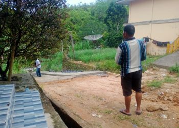 Pembangunan Jalan Setapak di Aek Parombunan, Diduga Kurang Pengawasan