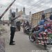 Personel Sat Lantas Polres Tanjungbalai Atur Lalulintas di Lokasi Rawang Macet