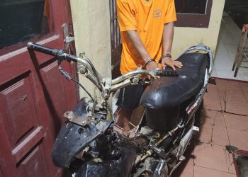 Gelapkan Sepedamotor, Pelaku Ditangkap Personel Polsek Pulau Raja