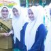 Plt Bupati Labuhanbatu Hj Ellya Rosa Siregar SPd saat bersama para siswi MAN Labuhanbatu