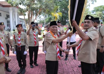 Kwartir Ranting Gerakan Pramuka (Kwaran) Meranti mendapat predikat Kwaran tergiat 1 untuk yang ke tiga kalinya