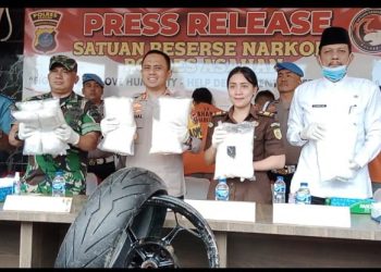 Personel Polres Asahan Amankan 18 Kg Sabu