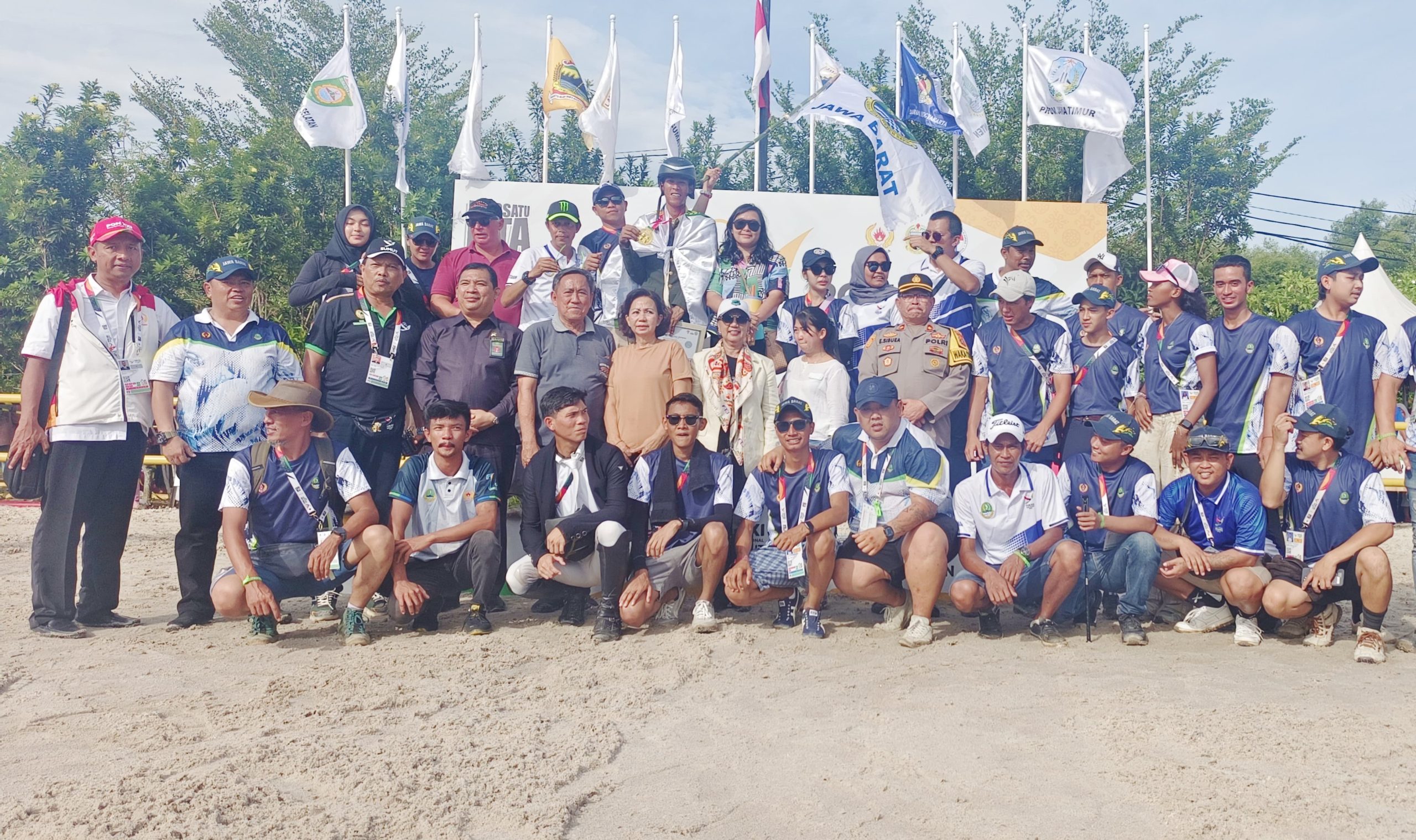 Cabor Berkuda di Jericho Stable, Sumut Raih Emas