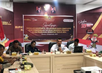 KPU Asahan Sosialisasikan Regulasi Kampaye dan Pengenalan Aplikasi Sikadeka