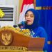 Plt Bupati Labuhanbatu Hj Ellya Rosa Siregar saat memberikan kata sambutan di acara tersebut.