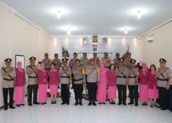 Polres Tanjungbalai Gelar Upacara Sertijab Kasat Intel, Kasi Propam dan Kapolsek