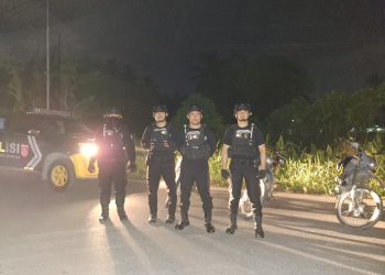 Tim Spartan Polres Tanjungbalai Patroli Pada Malam Hari