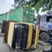 Trailer Hantam Dump Truck di Simpang Sidodadi Kisaran