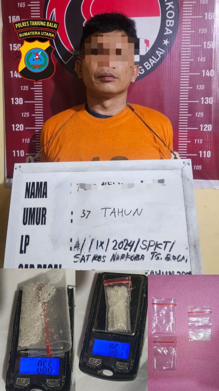 Pemilik Narkoba di Tanjungbalai Diringkus