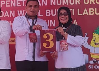Paslon HERO Raih Nomor Urut 3 Pilkada Labuhanbatu