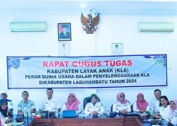 Pemkab Labuhanbatu Gelar Rapat Gugus Tugas Kabupaten Layak Anak