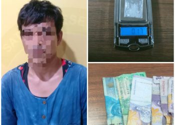 Personel Polsek Air Batu Tangkap Tersangka Narkoba
