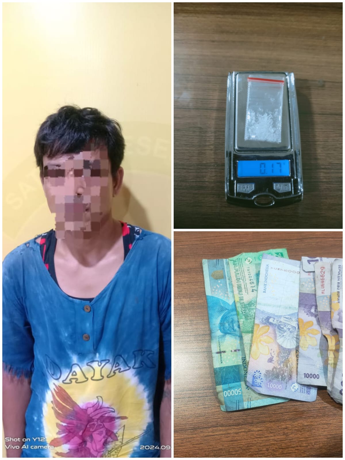 Personel Polsek Air Batu Tangkap Tersangka Narkoba