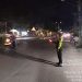 Personel Sat Lantas Polres Tanjungbalai Laksanakan Blue Light Patrol Kelilingi Kota