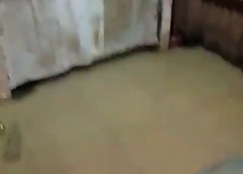 Rumah warga yang terendam air