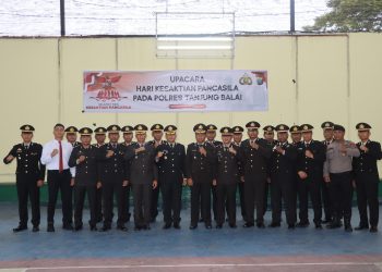 Polres Tanjungbalai Gelar Upacara Peringatan Hari Kesaktian Pancasila