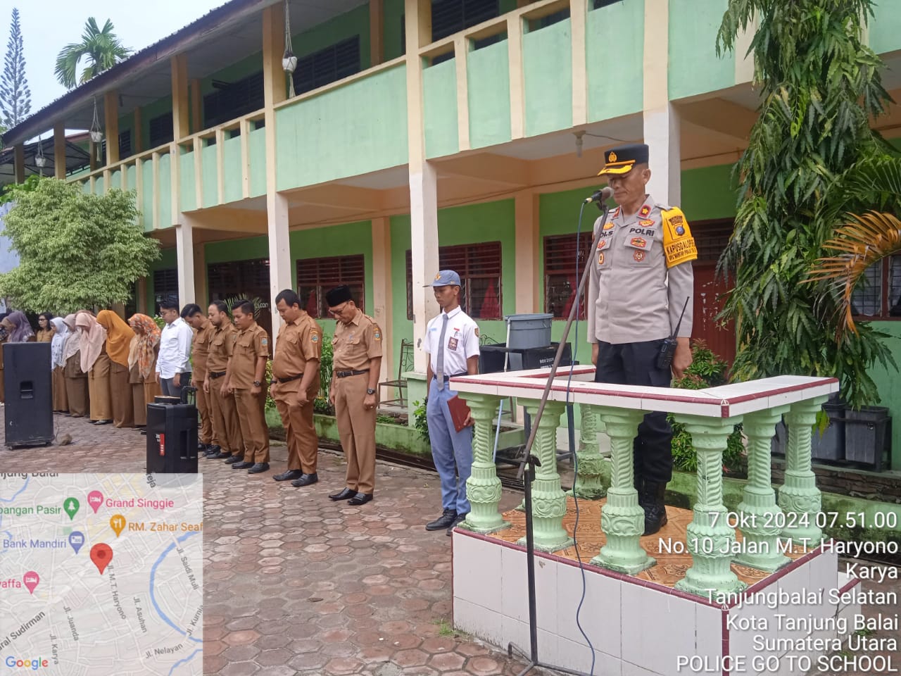 Kapolsek Tanjungbalai Selatan Imbau Pelajar Hindari Kenakalan Remaja