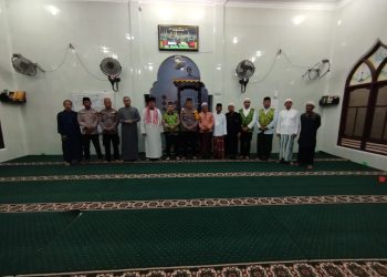 Personel Polres Tanjungbalai Sampaikan Pesan Kamtibmas