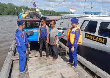 Satpol Airud Periksa Kapal Yang Keluar Masuk Perairan Tanjungbalai
