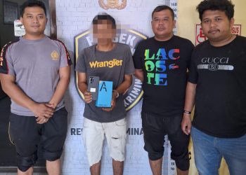 Tersangka Pencuri Hp Diringkus Polisi