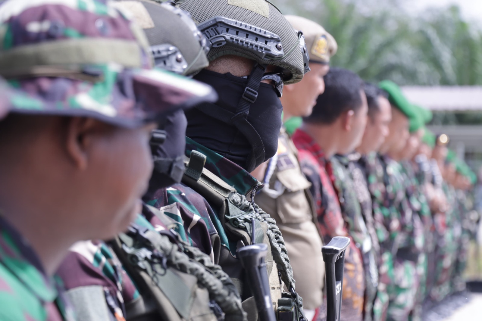 Sambut Kedatangan Presiden ke Asahan, Polres dan Kodim Gelar Apel Pasukan