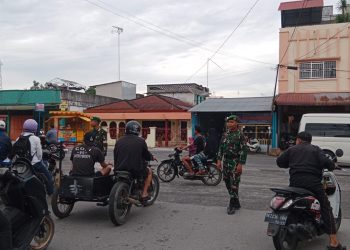 TNI dan Polri Amankan Kunjungan Presiden Jokowi di Asahan