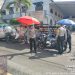 Personel Sat Lantas Polres Tanjungbalai Urai Arus Lalulintas Saat Ibadah Minggu