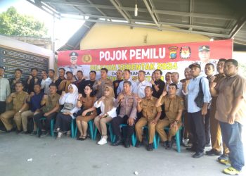 Polsek Pulau Raja Menggelar Pojok Pemilu