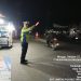 Personel Satlantas Polres Tanjungbalai Gelar Blue Light Patrol
