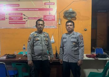 Personel Polres Tanjungbalai Lakukan Pengamanan di Kantor Bawaslu