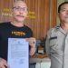 Anggota IWO Samosir membuat laporan ke polisi.