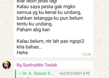 Jawaban Kasi Humas Polres Asahan Iptu Sanusi