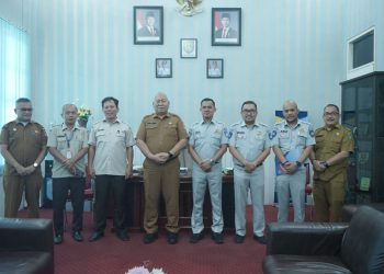 UPT Jasa Raharja Asahan Silaturahmi dengan Pemerintah Kabupaten Asahan