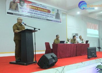 Pj Sekda Kabupaten Asahan Buka Sosialisasi DTKS