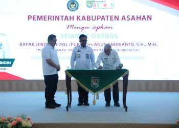 Menteri Imigrasi  dan Permasyarakatan Saksikan Penyerahan Lahan Rencana Pembangunan Lapas di Asahan