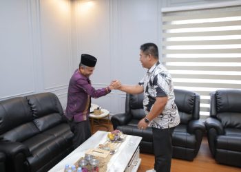 Hari Pertama Kerja, Pjs Bupati Asahan Kunjungi KPU dan Bawaslu Kabupaten Asahan