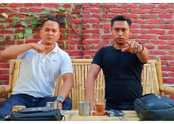 Muhammad Syafii dan temannya.